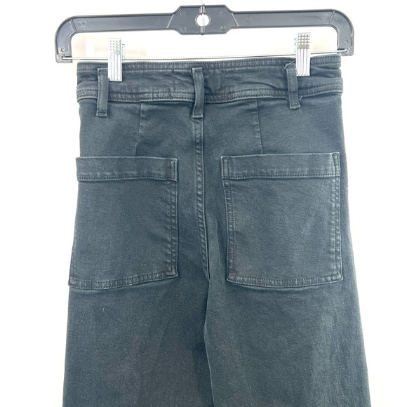 Zara the Marine wide leg Straight high rise wide leg black vintage inspired 2 - Picture 6 of 12